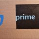 Amazon Prime labels on package